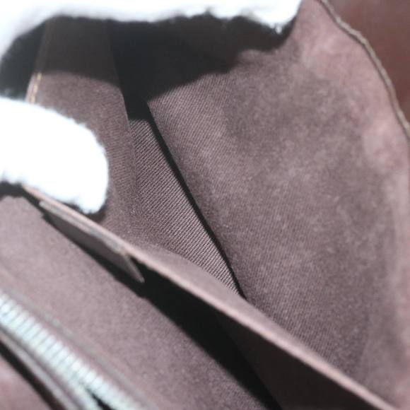 CELINE Hand Bag Leather Brown Auth bs10411 - Picture 11 of 16